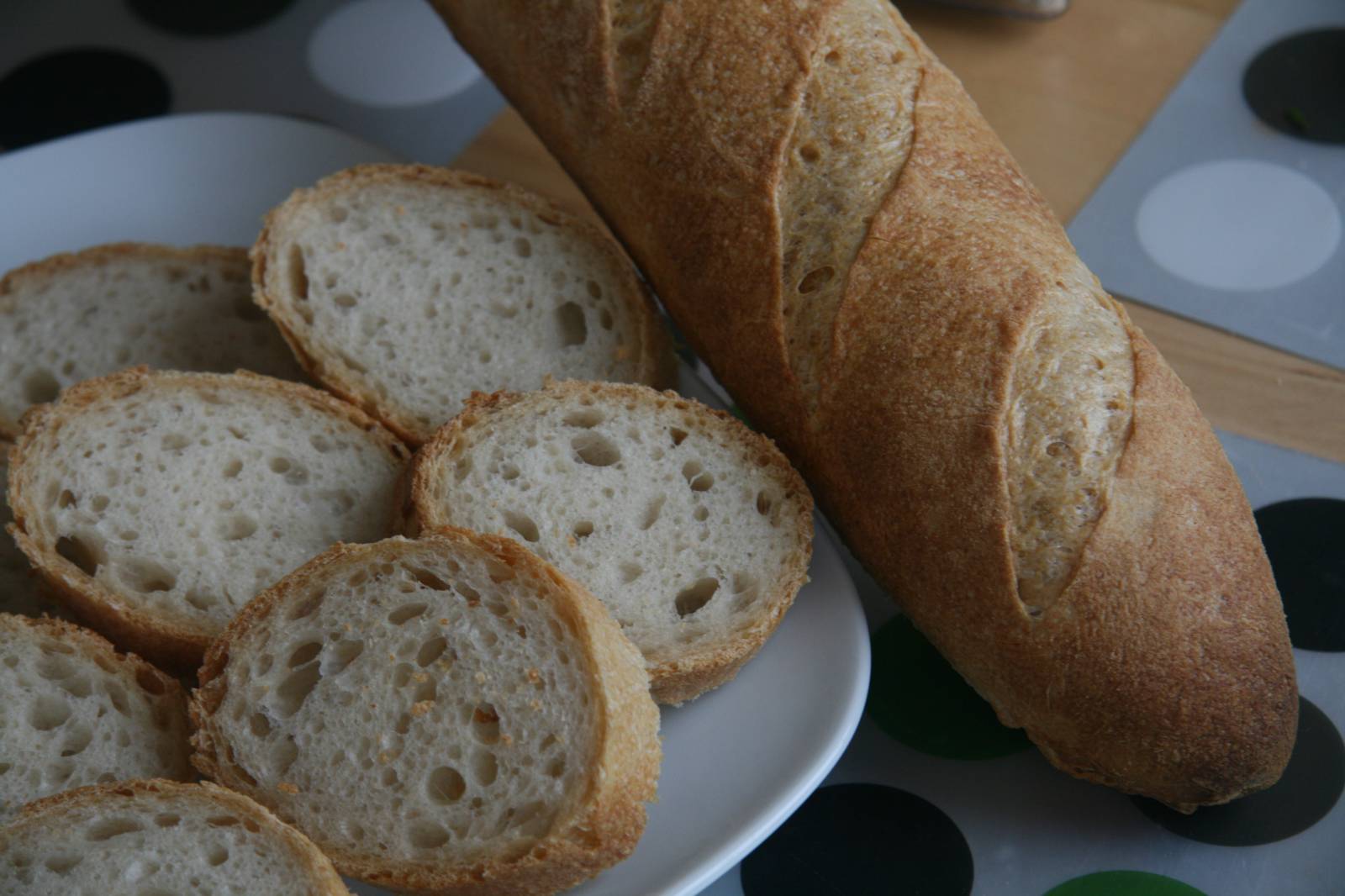 Pate fermentee baguette de massa freda (Peter Reinhart)