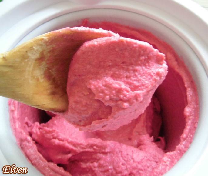 Raspberry Honey, Black Tea Ice Cream