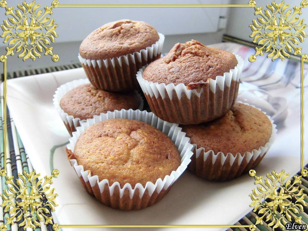 Muffins de calabaza con toffee (Cornish Toffee Honeycomb Pumpkin Muffins)