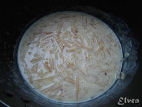 Indiaas dessert Semiya Payasam