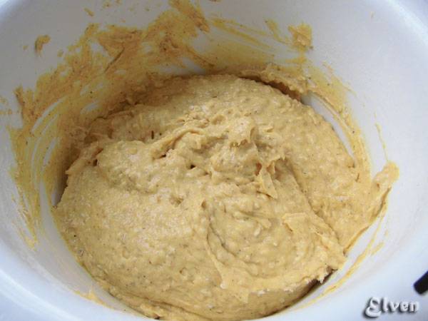 Pasteles de crema de avena y calabaza