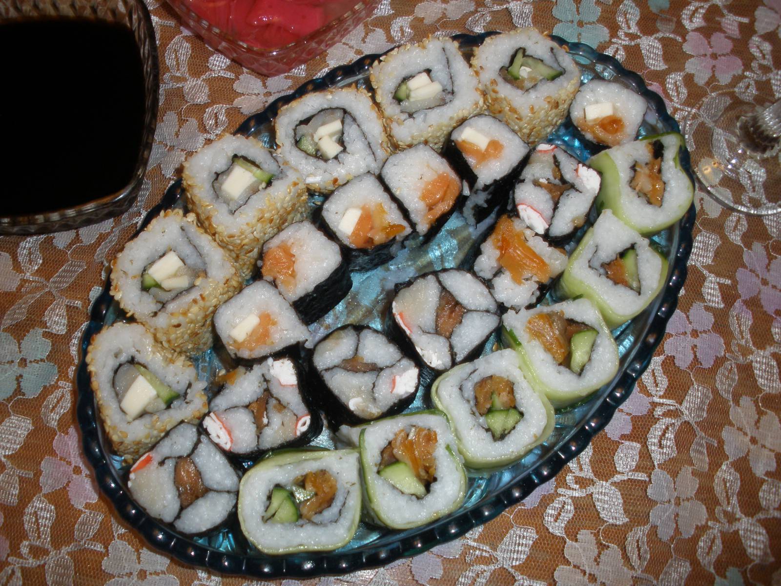 Sushi casero