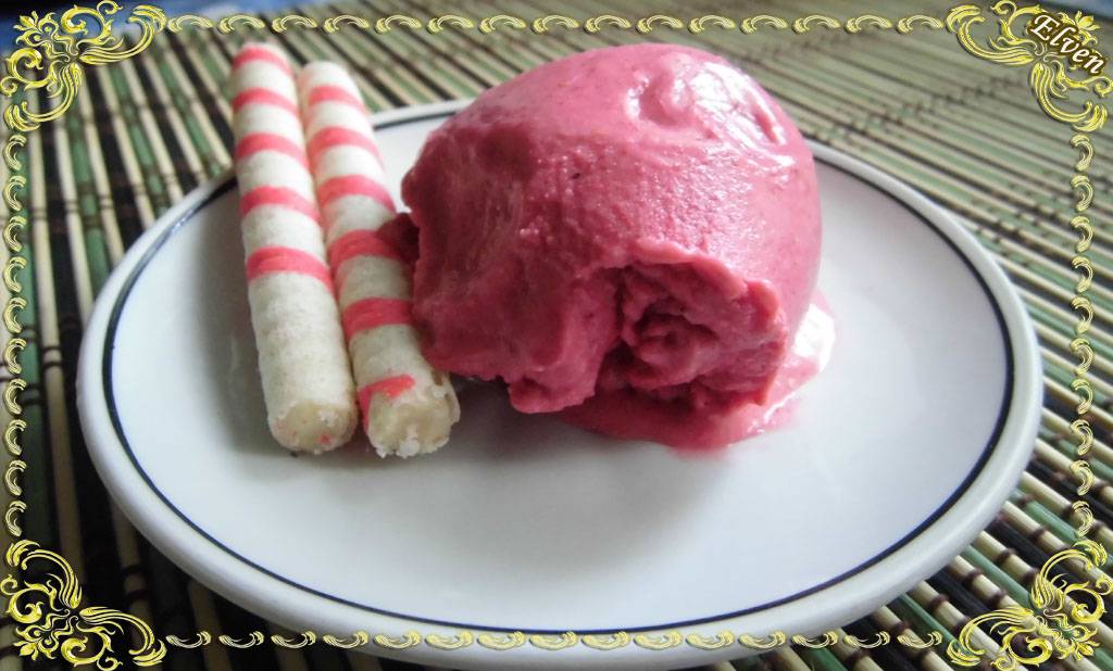 Raspberry Honey, Black Tea Ice Cream