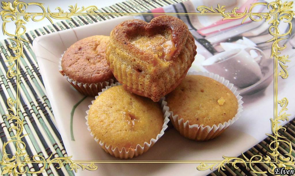 Muffins κολοκύθας με toffee (Cornish Toffee Honeycomb Pumpkin Muffins)