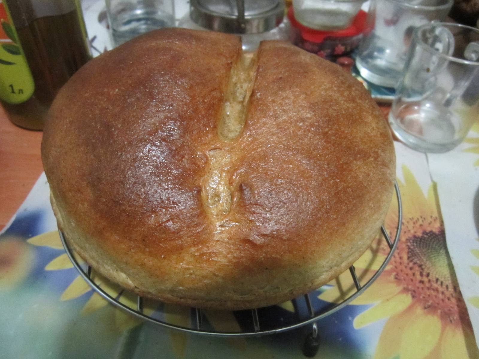 Pane di segale e grano per principianti (al forno)