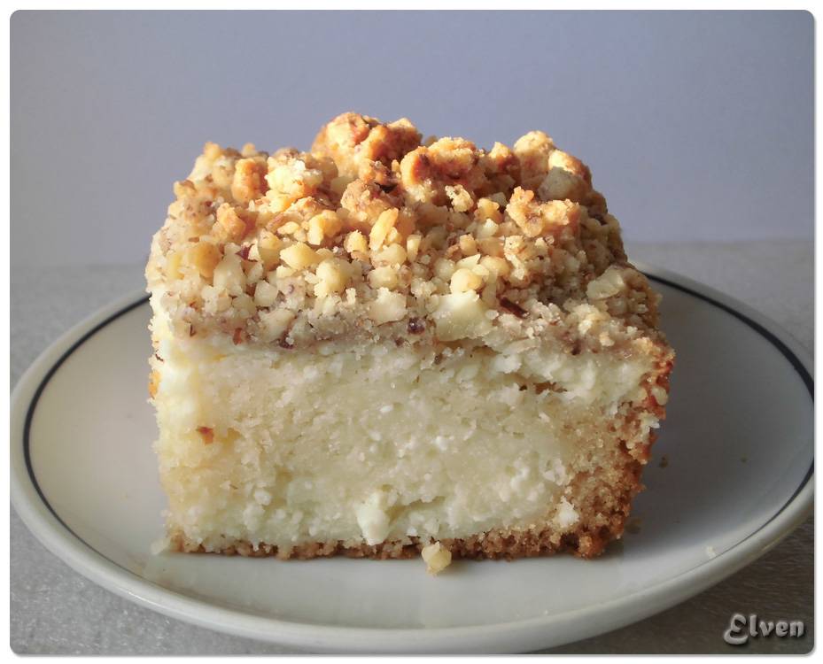 พายชีสกระท่อมกับถั่ว Streusel