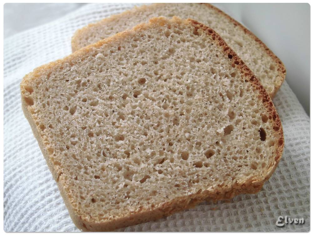 Pane di segale di grano tenero con anice stellato su lievito liquido