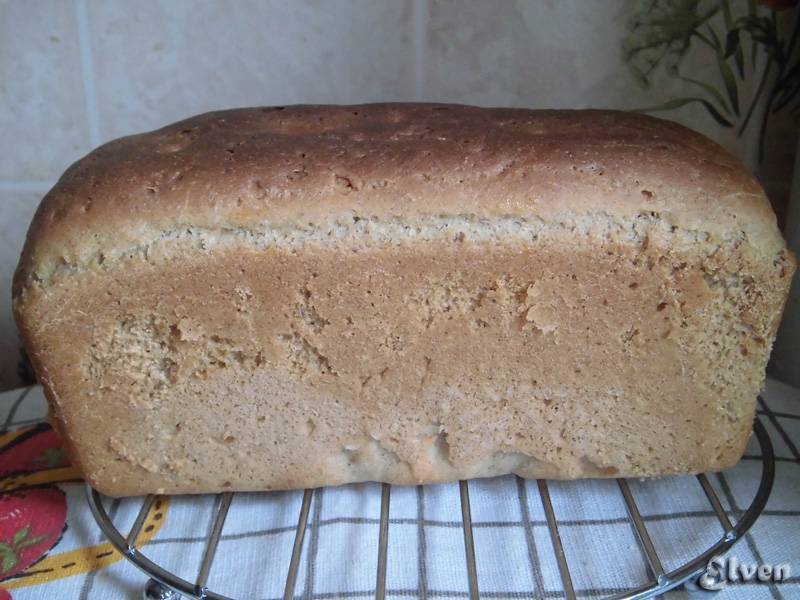 Pane di segale di grano tenero con anice stellato su lievito liquido