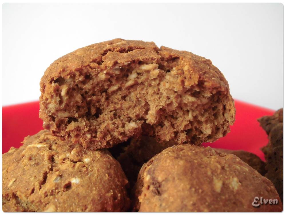 Galletas de avena magras de centeno