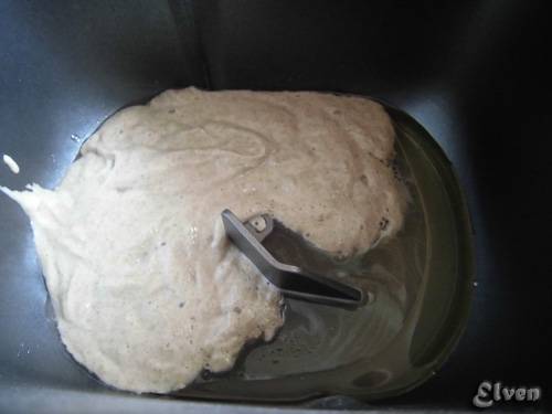 Pane di segale di grano tenero con anice stellato su lievito liquido