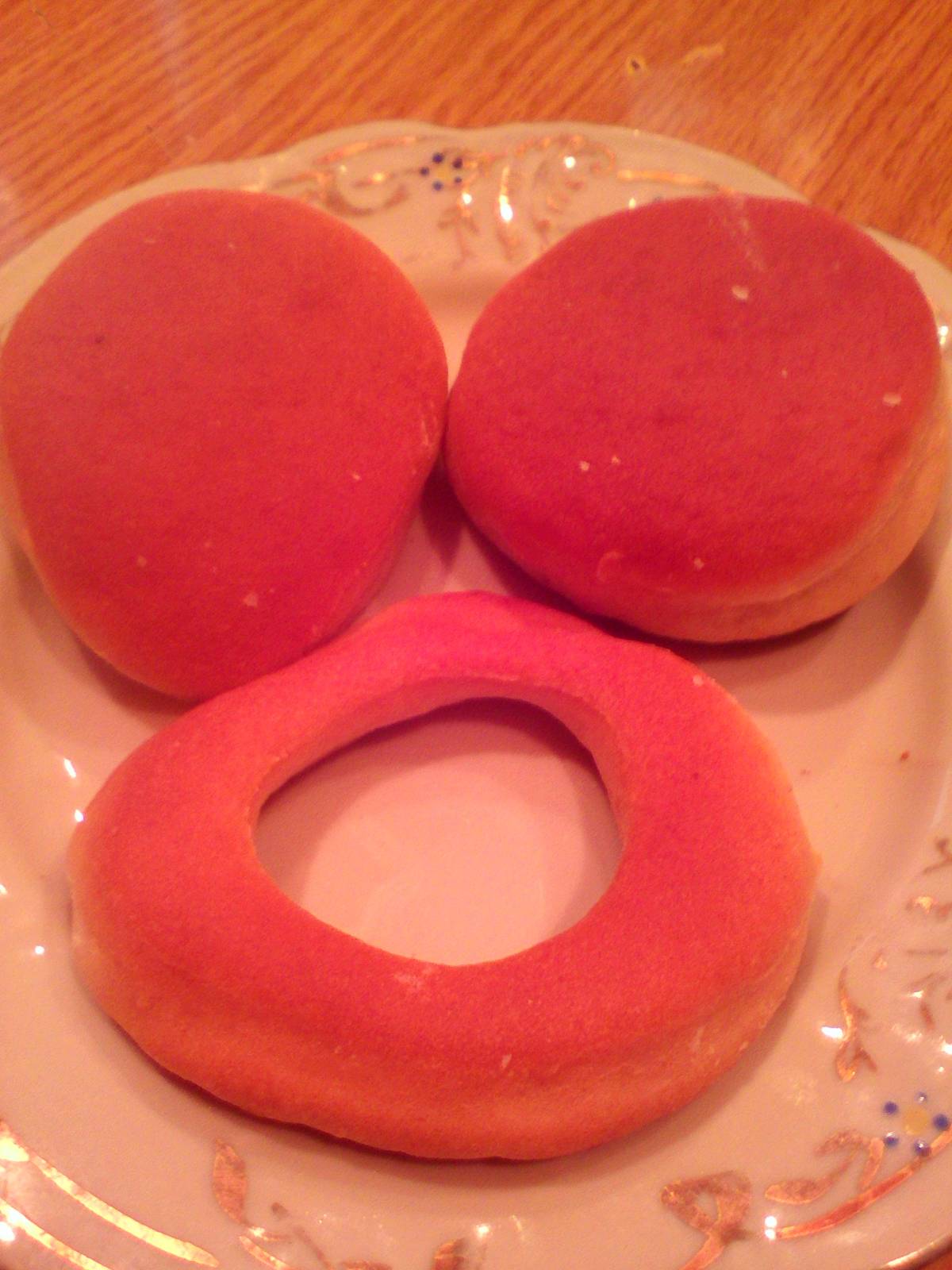 Donuts al forn amb esmalt de xocolata