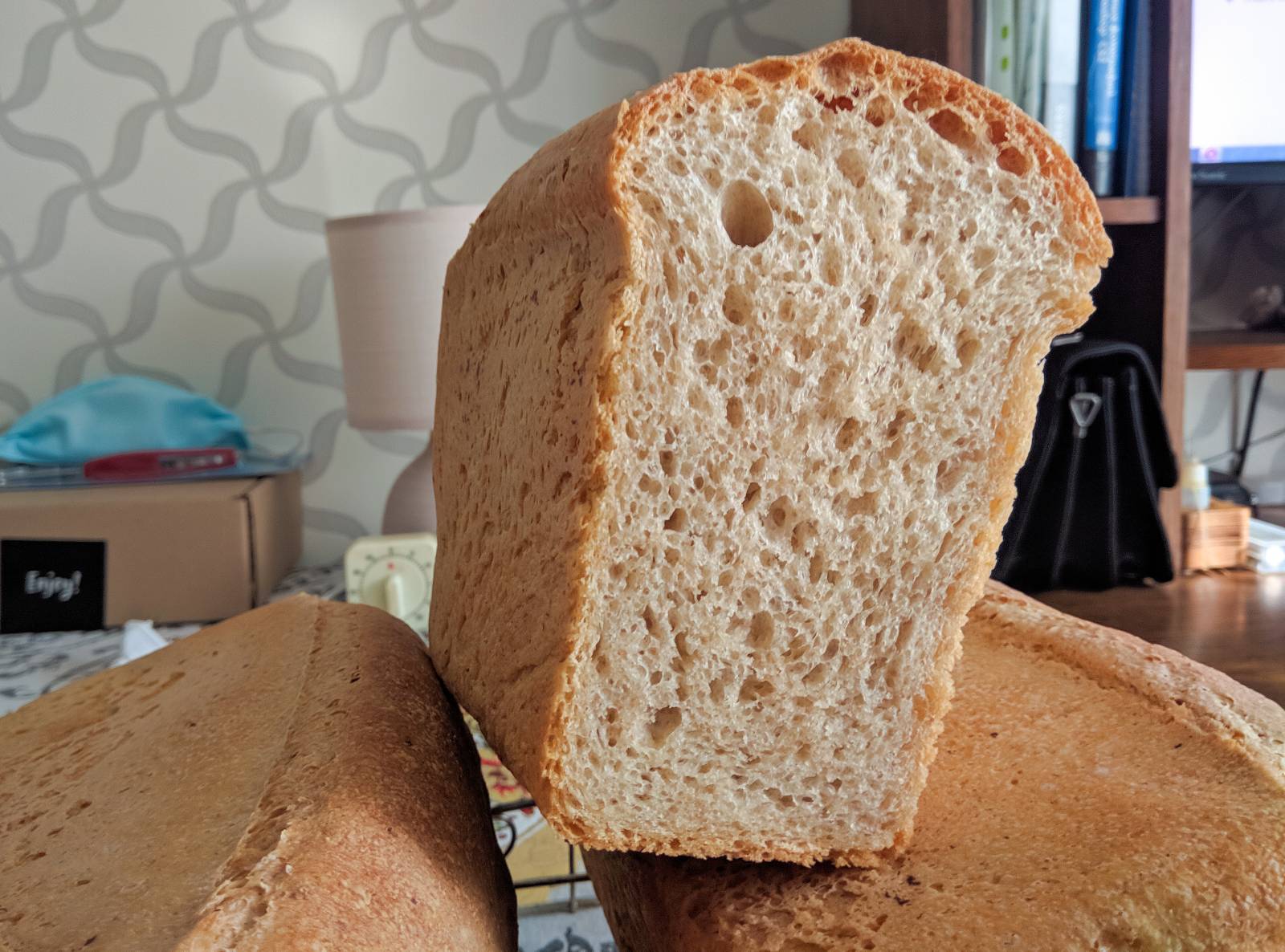 ยีสต์นิรันดร์มันฝรั่งฮอป (Sourdough ไม่มีแป้ง) สูตรการอบ