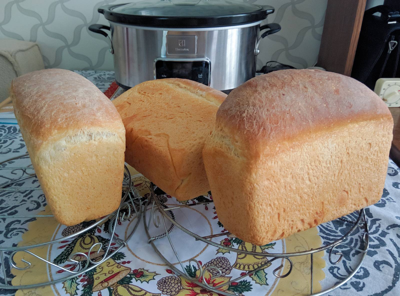 ยีสต์นิรันดร์มันฝรั่งฮอป (Sourdough ไม่มีแป้ง) สูตรการอบ