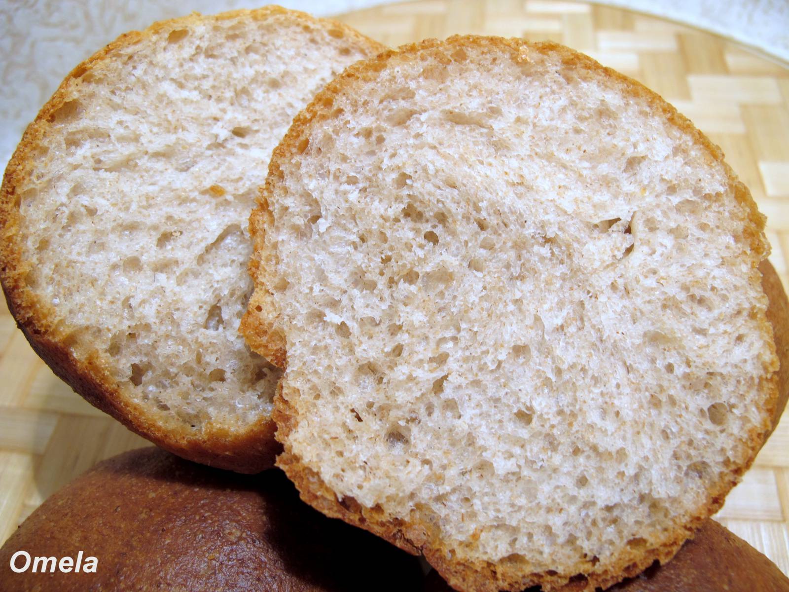 Bollos con harina integral y cuajada de masa madre