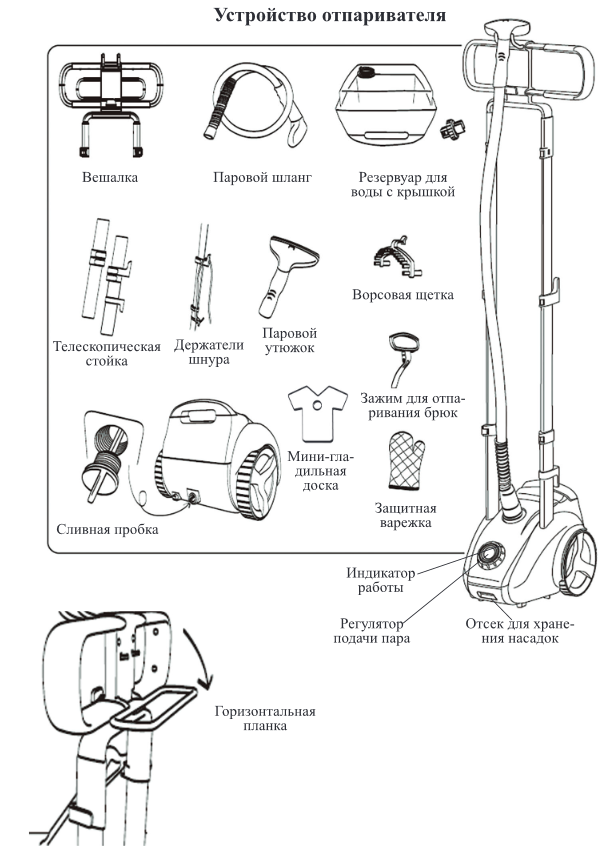 Kitfort KT-945 - patayong bapor