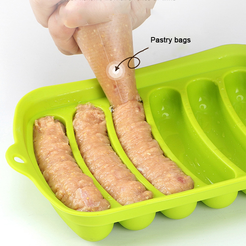 Stampo in silicone per fare salsicce hot dog