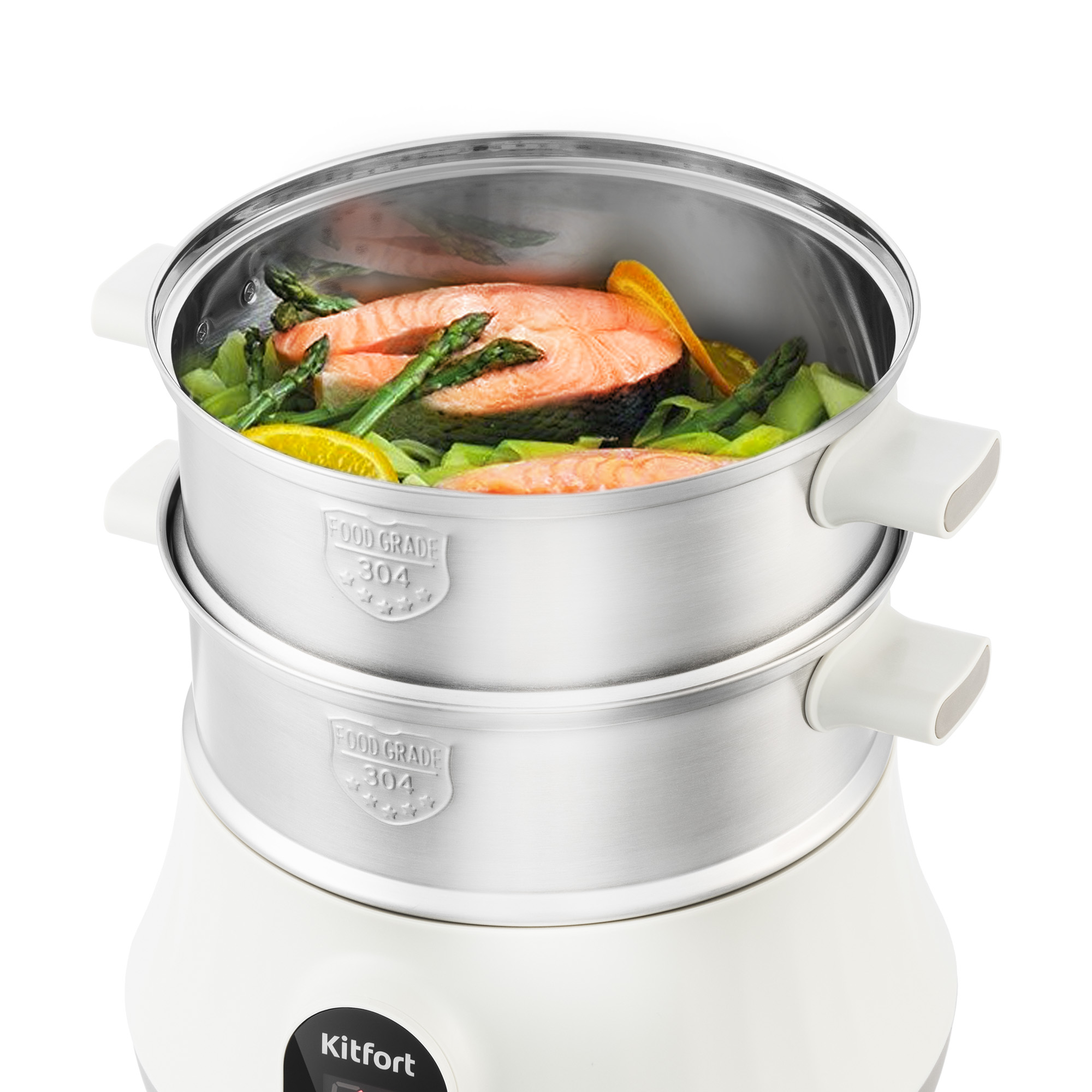 Steamer Kitfort KT-2035: cocine hasta cinco platos al mismo tiempo