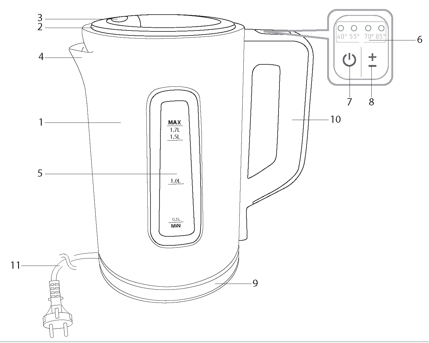 Redmond SkyKettle M139S - Távirányítású intelligens vízforraló