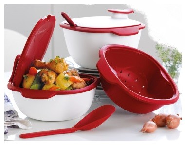 Tupperware จานพลาสติก - บทวิจารณ์