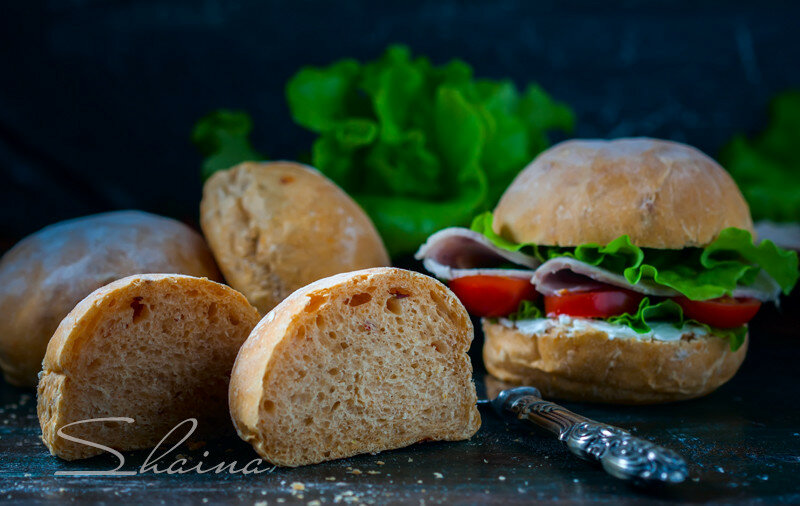 Panini con pomodori secchi