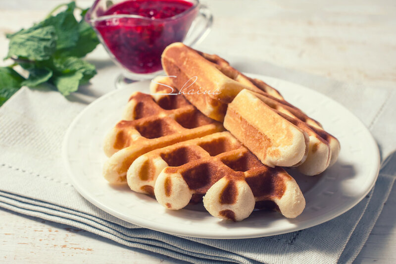 Waffle maker, hazelnut