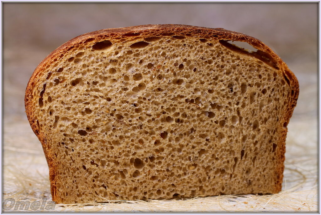 Pane norvegese di segale di grano con lievito naturale