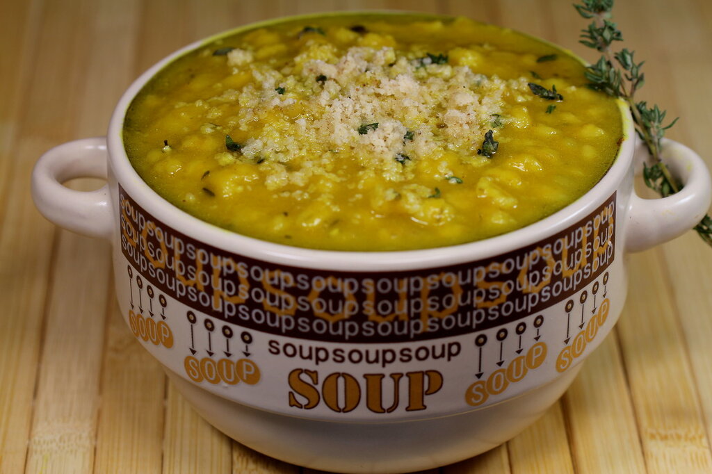 Barley soup with pumpkin in a multicooker Steba DD2