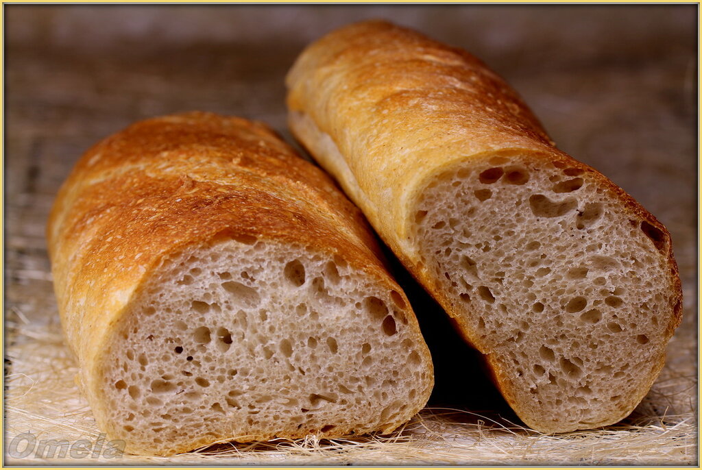 Italiensk fransk brød (Pane francese eller Pane di Como)