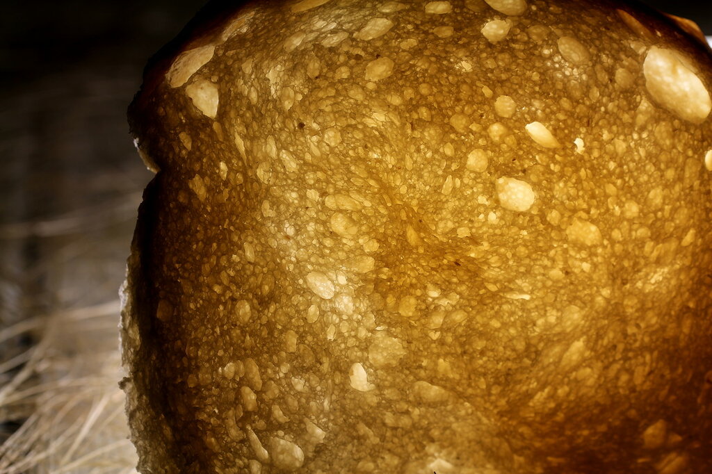 Pane d'avena su un impasto