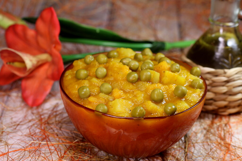 Maanghang na sopas ng kalabasa