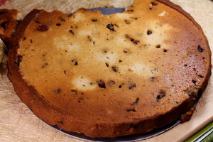 Curd cake with raisins (Pizza maker Princess 115000)