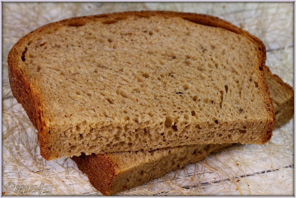 Pane norvegese di segale di grano con lievito naturale