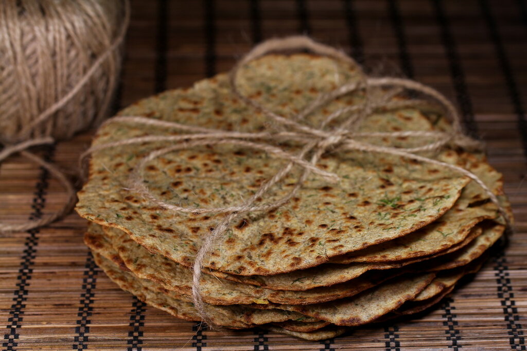 Tortillas integrali senza aneto