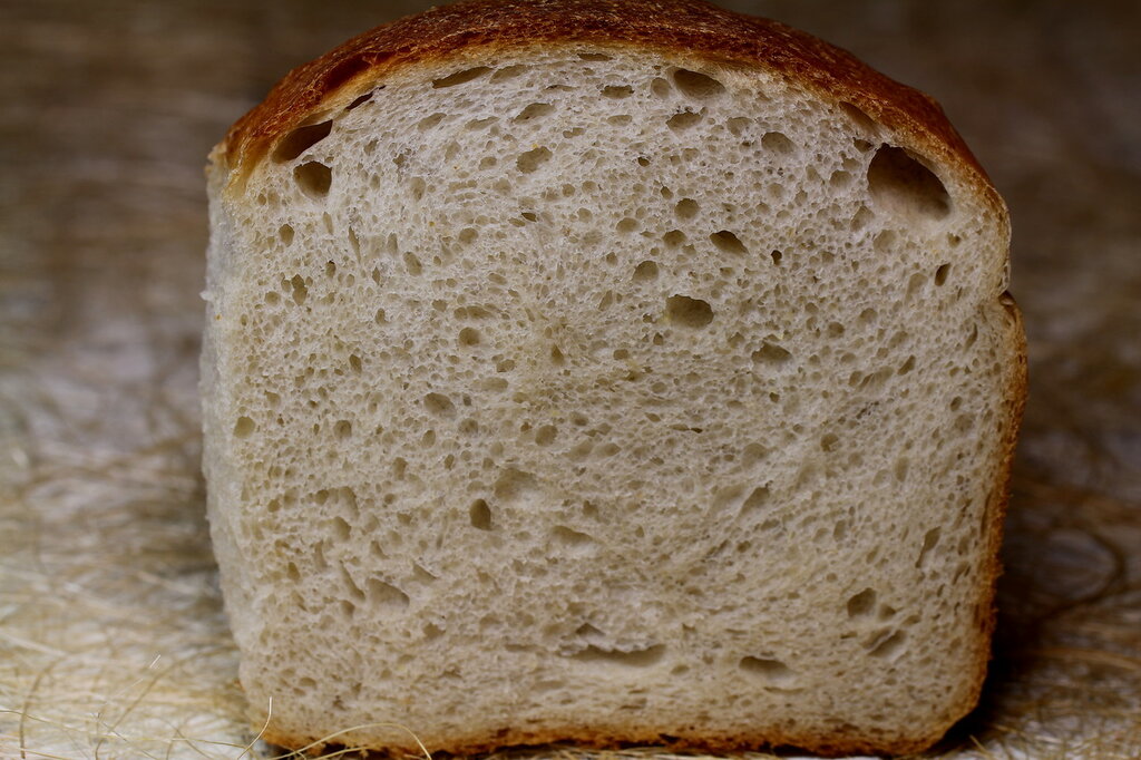 Pane d'avena su un impasto