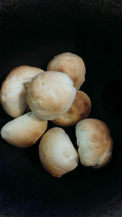 Pane di ricotta di grano in Grill-gas