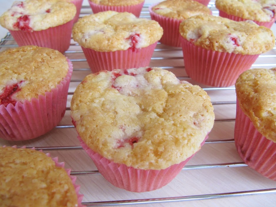 Muffins alla fragola