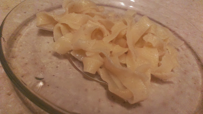 Pasta al sugo bianco e funghi porcini