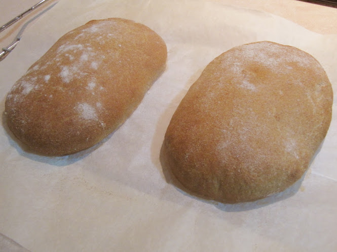 Whole grain (50:50) dough for pizza, flatbread, khachapuri in five minutes a day