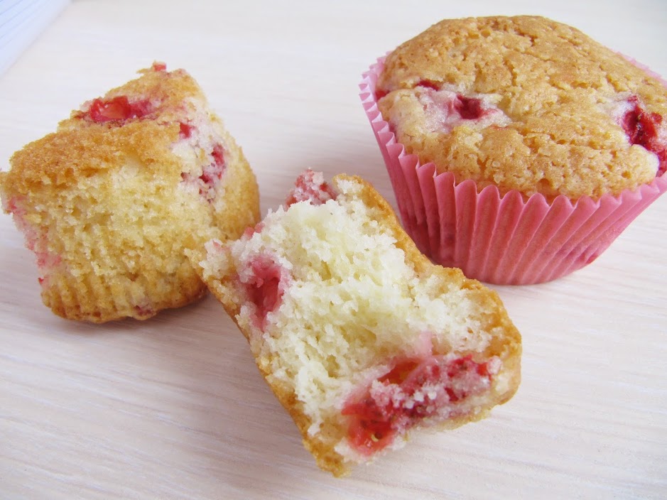 Muffins alla fragola